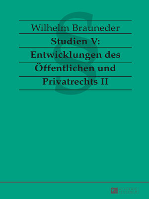 cover image of Studien V
